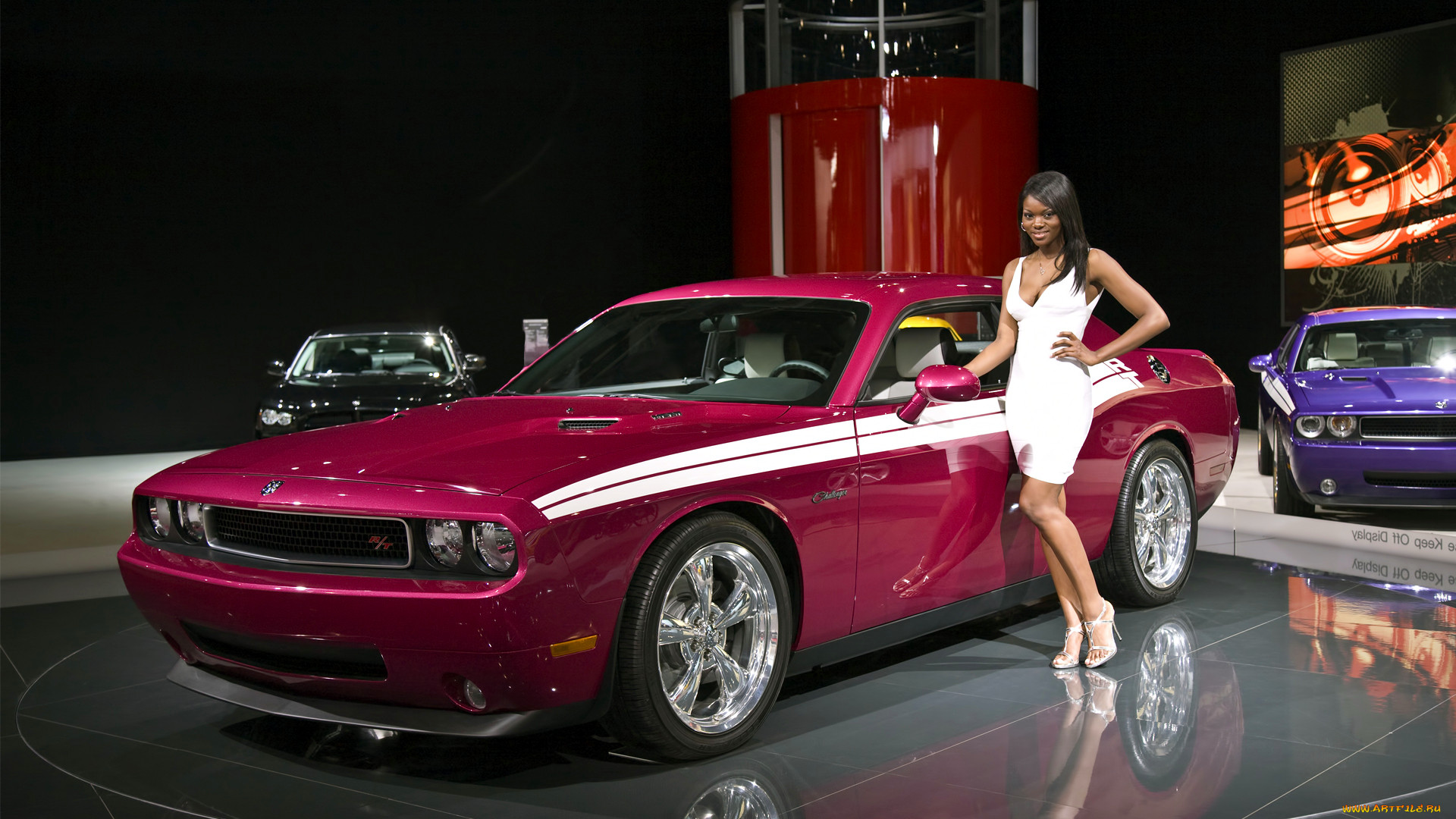 Обои Dodge Challenger Автомобили -Авто с девушками, обои для рабочего  стола, фотографии dodge, challenger, автомобили, авто, девушками, chrysler,  group, llc, сша Обои для рабочего стола, скачать обои картинки заставки на  рабочий стол.